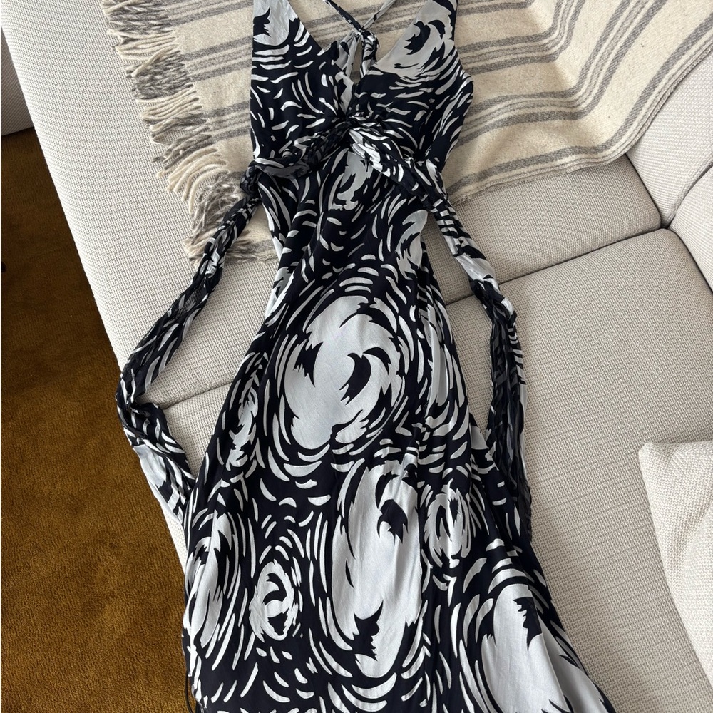 BCBGMaxAzria Halter Maxi Dress